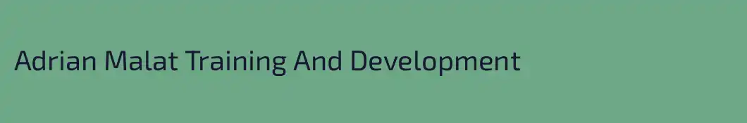 Adrian Malat Training And Development